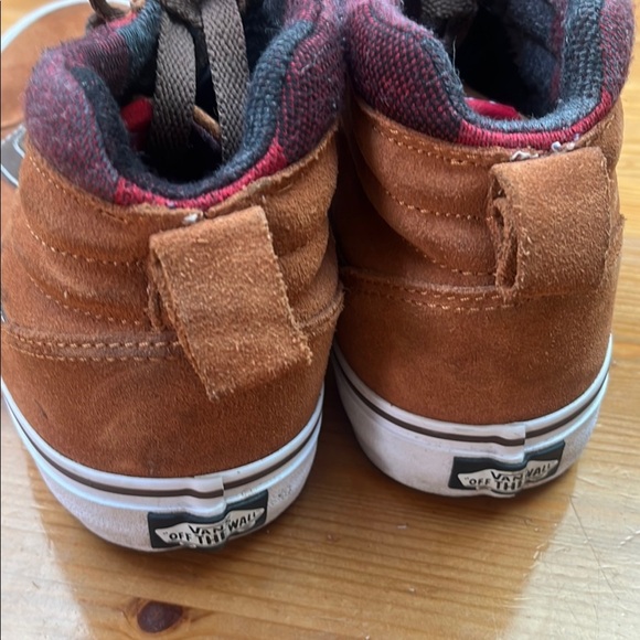 Vans Brown High-Top Sneakers with Suede Finish men’s 8 - Picture 5 of 11